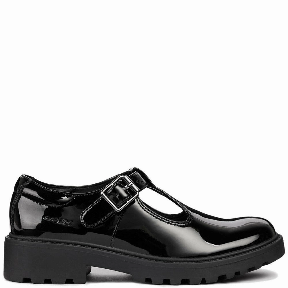 Geox J Casey G. E Buckle Infant School Shoes Girls Sneakers Girls Running Shoes