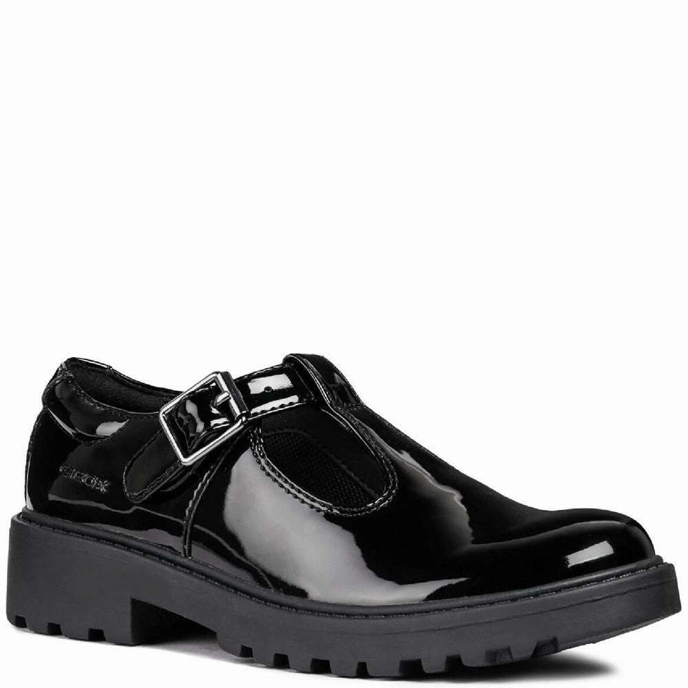 Geox J Casey G. E Buckle Infant School Shoes Kids Tennis Shoes,Toddler Athletic Shoes,Youth Casual Shoes
