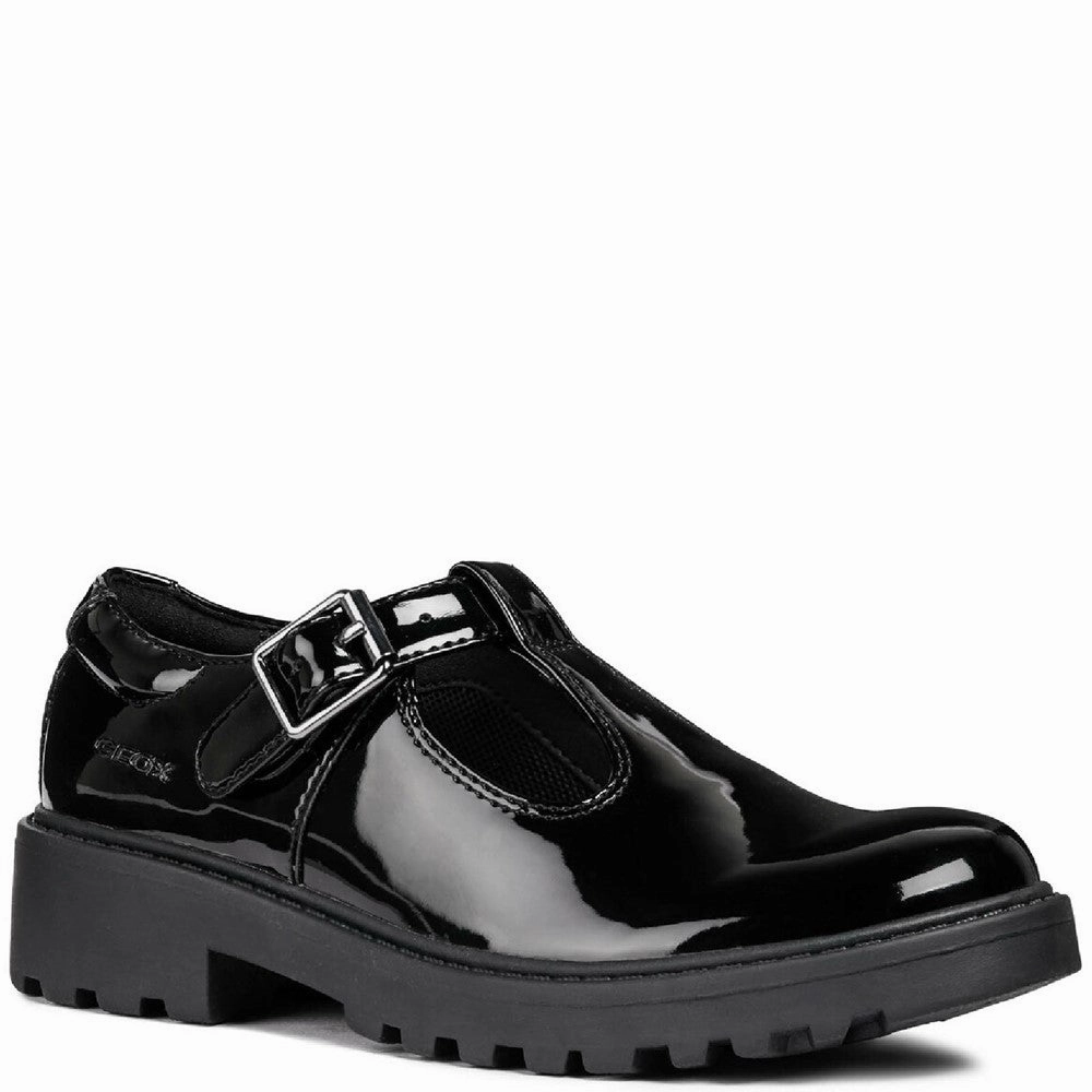 Geox J Casey G. E Buckle Infant School Shoes Kids Tennis Shoes,Toddler Athletic Shoes,Youth Casual Shoes
