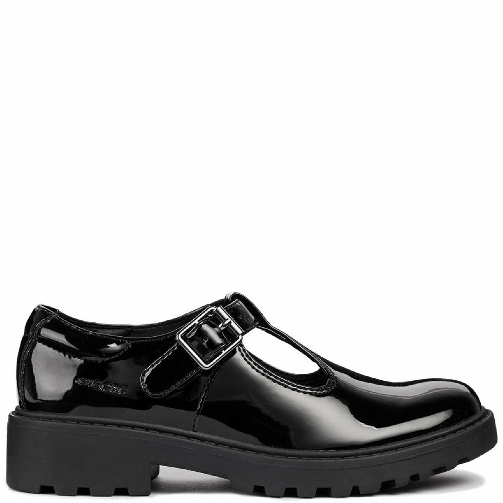 Geox J Casey G. E Buckle Infant School Shoes Girls Sneakers Girls Running Shoes
