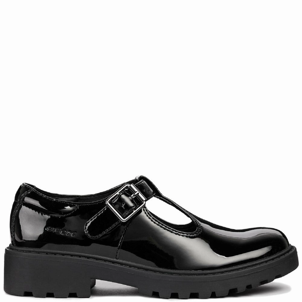 Geox J Casey G. E Buckle Infant School Shoes Girls Sneakers Girls Running Shoes