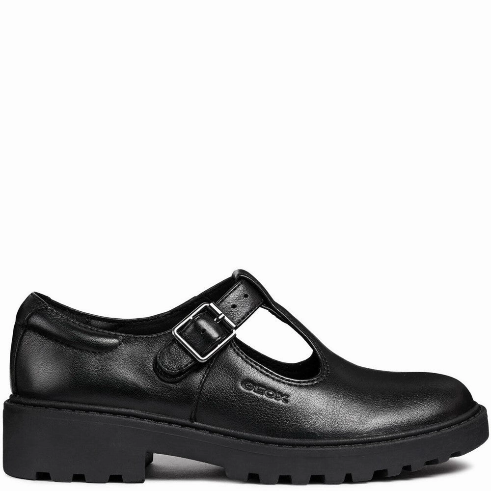 Geox J Casey G. E Buckle Junior School Shoes Girls Sneakers Girls Running Shoes