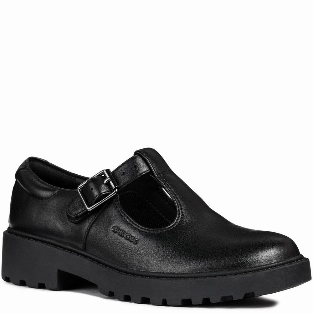 Geox J Casey G. E Buckle Junior School Shoes Kids Tennis Shoes,Toddler Athletic Shoes,Youth Casual Shoes
