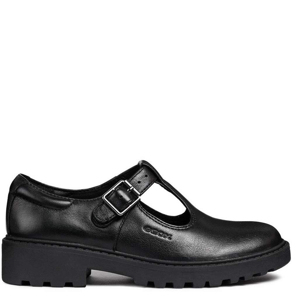 Geox J Casey G. E Buckle Junior School Shoes Girls Sneakers Girls Running Shoes