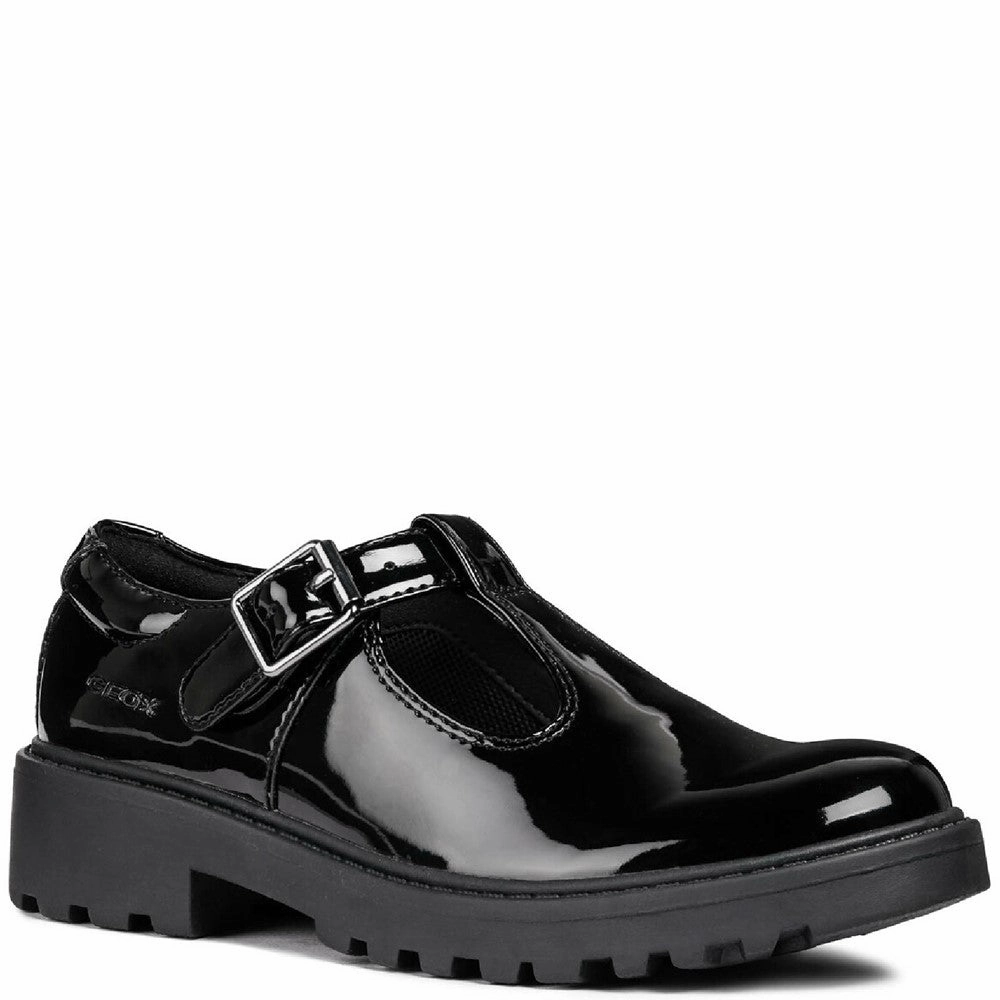 Geox J Casey G. E Buckle School Shoes Size 6 Kids Tennis Shoes,Toddler Athletic Shoes,Youth Casual Shoes