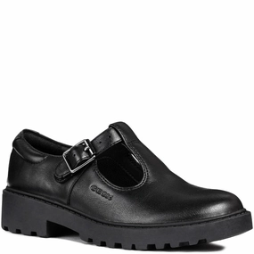 Geox J Casey G. E Buckle School Shoes Size 6 Kids Tennis Shoes,Toddler Athletic Shoes,Youth Casual Shoes