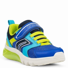 Geox J Ciberdron C Junior Trainers Kids Athletic Shoes,Toddler Sports Shoes,Youth Casual Shoes