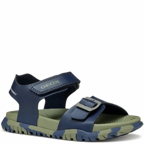 Geox J Fusbetto Bo Junior Sandals Kids Athletic Shoes,Toddler Sports Shoes,Youth Casual Shoes