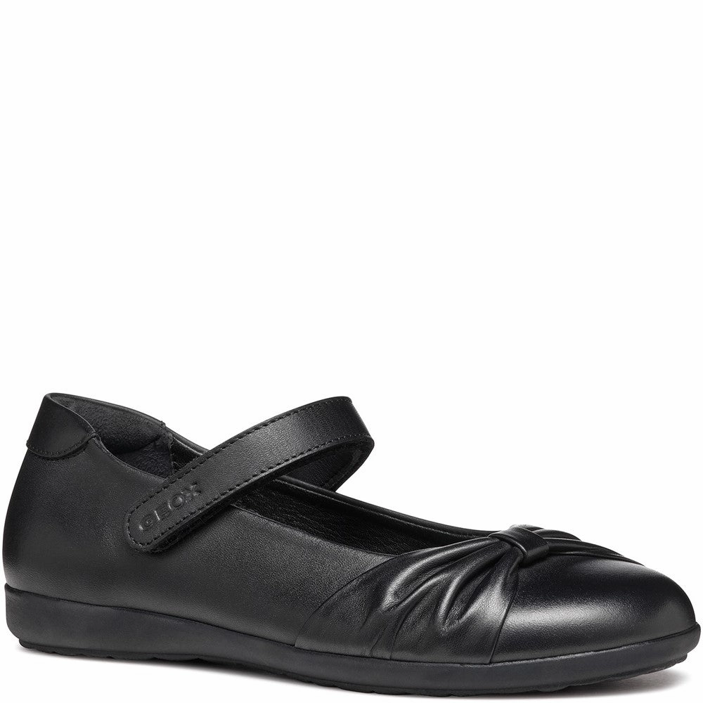 Geox J Iberide F Ballerina School Shoes Size 6 Kids Tennis Shoes,Toddler Athletic Shoes,Youth Casual Shoes