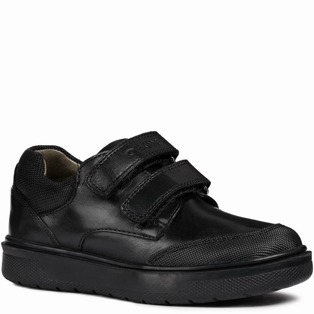 Geox J Riddock B. F Touch Fastening Junior School Shoes Kids Athletic Shoes,Toddler Sports Shoes,Youth Casual Shoes