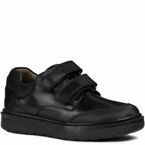 Geox J Riddock B. F Touch Fastening Junior School Shoes Kids Athletic Shoes,Toddler Sports Shoes,Youth Casual Shoes