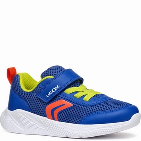 Geox J Sprintye Boy Junior Trainers Kids Athletic Shoes,Toddler Sports Shoes,Youth Casual Shoes