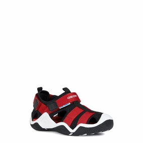 Geox Jr Wader A Touch Fastening Sports Sandal Kids Athletic Shoes,Toddler Sports Shoes,Youth Casual Shoes