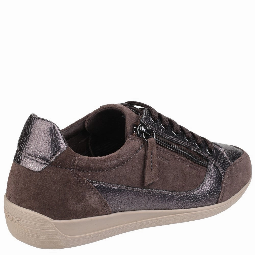 Geox Myria Zip Up Trainer Women's Sneakers Casual Walking Shoes