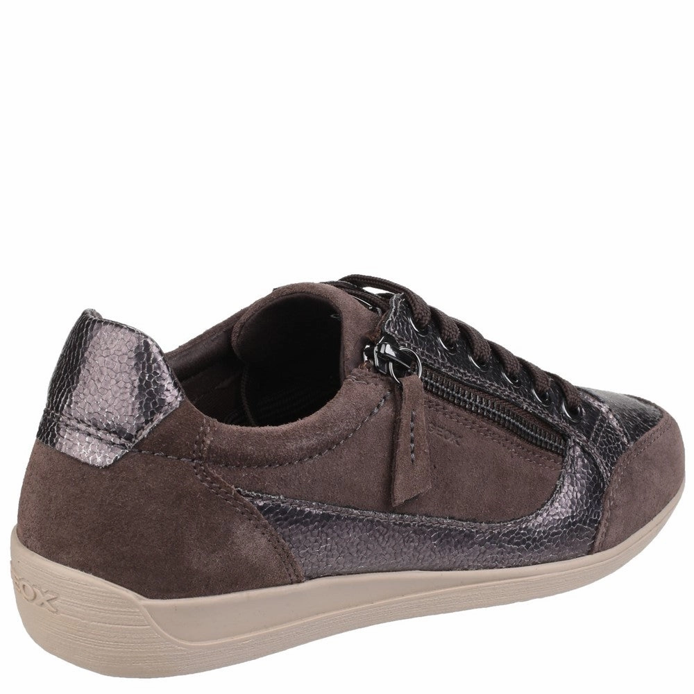 Geox Myria Zip Up Trainer Women's Sneakers Casual Walking Shoes