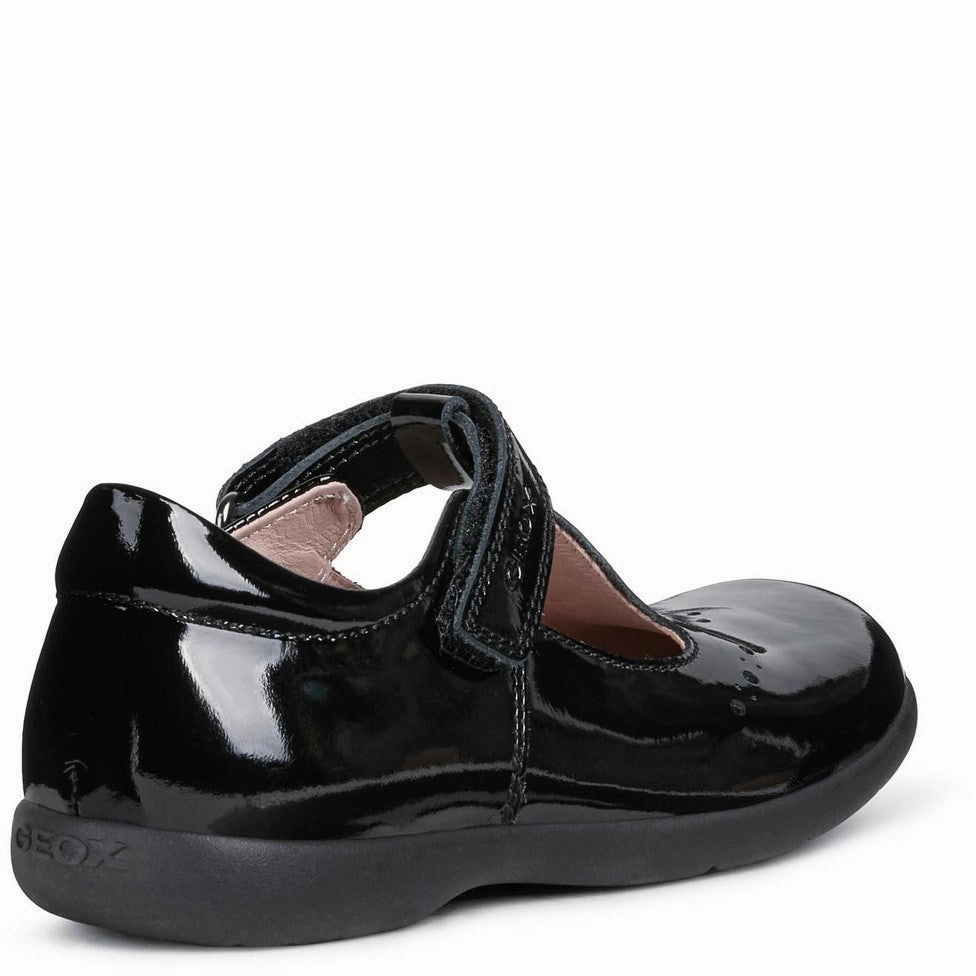 Geox Naimara T-Bar Junior School Shoes Girls Sneakers Girls Running Shoes