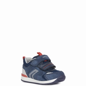 Geox Rishon Trainer Kids Athletic Shoes,Toddler Sports Shoes,Youth Casual Shoes
