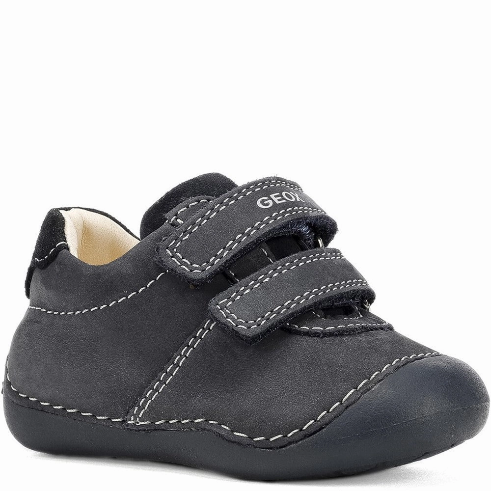 Geox Tutim Crawl Kids Athletic Shoes,Toddler Sports Shoes,Youth Casual Shoes
