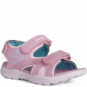 Geox Vaniett Sandals Kids Tennis Shoes,Toddler Athletic Shoes,Youth Casual Shoes