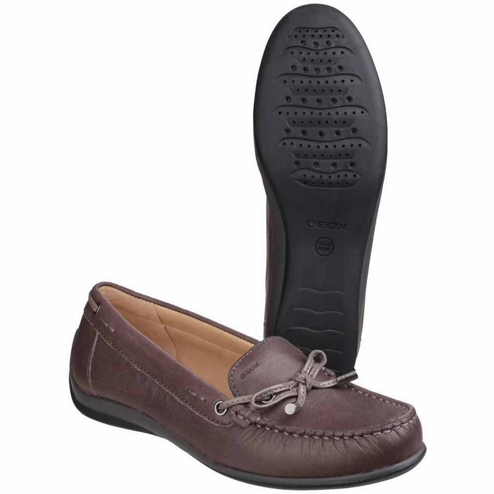 Geox Yuki Slip On Moccasin Shoe Women's Sneakers Casual Walking Shoes