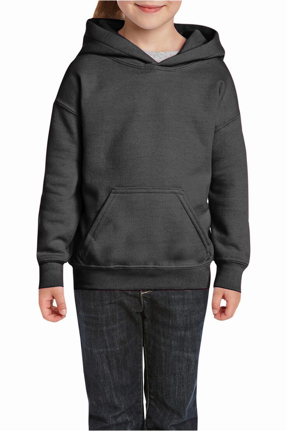 Gildan Heavy Blend Childrens Unisex Hooded Sweatshirt Top/Hoodie Boys Waterproof Parka