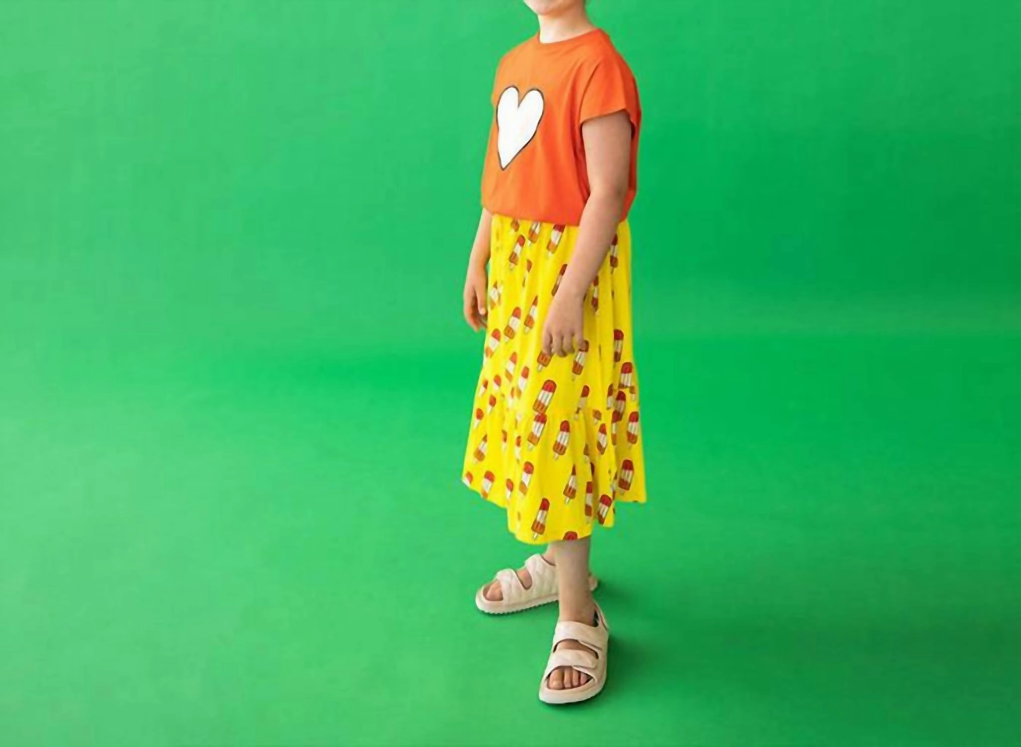 Girl's Balloon Top In Red Girls Tunic Top