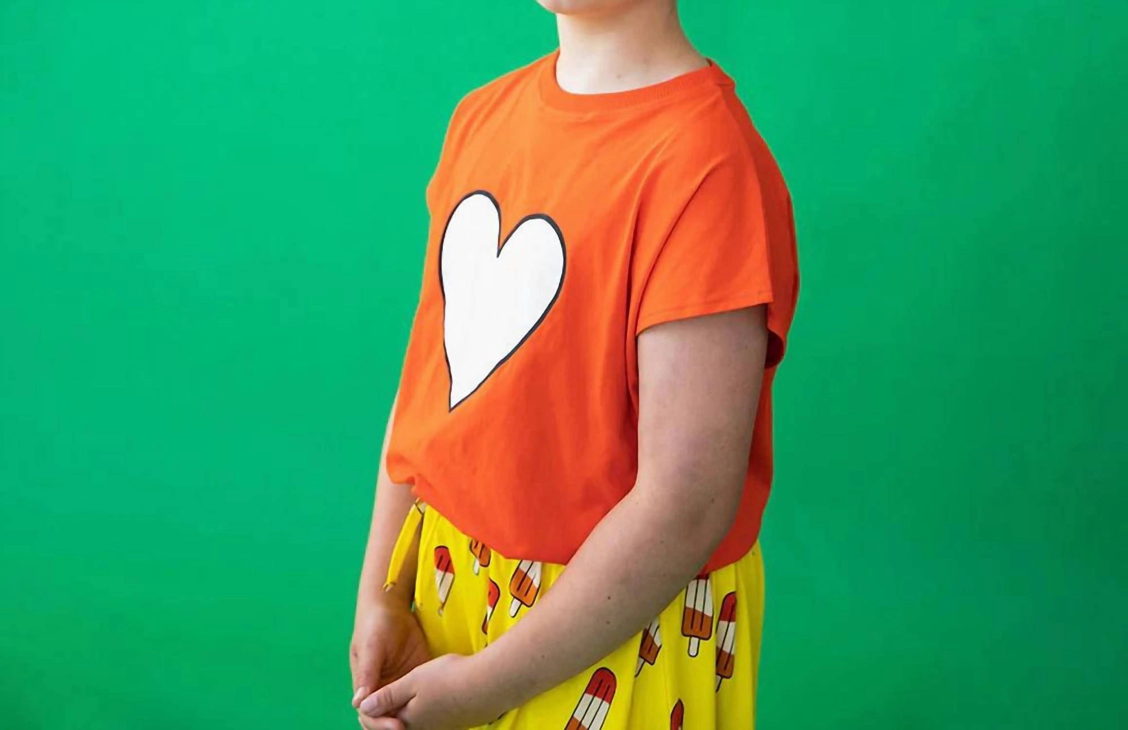 Girl's Balloon Top In Red Girls Tunic Top