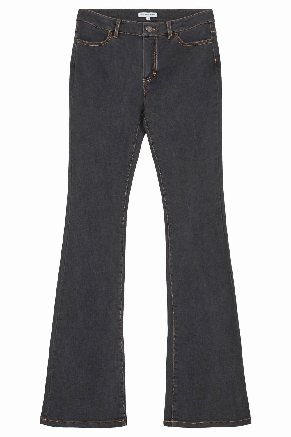 Girl's Bennett Flare Jeans In Black Girls Ripped Skinny Jeans