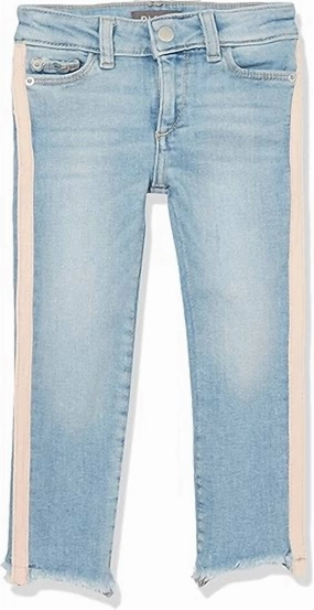 Girl's Chloe Jeans In Marina Stripe girls bootcut jeans, stretch denim girls