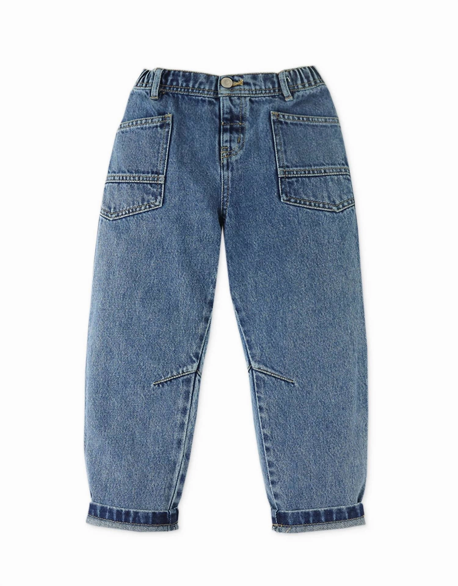 Girl's Denim Pants In Blue leggings girls, wide leg pants girls