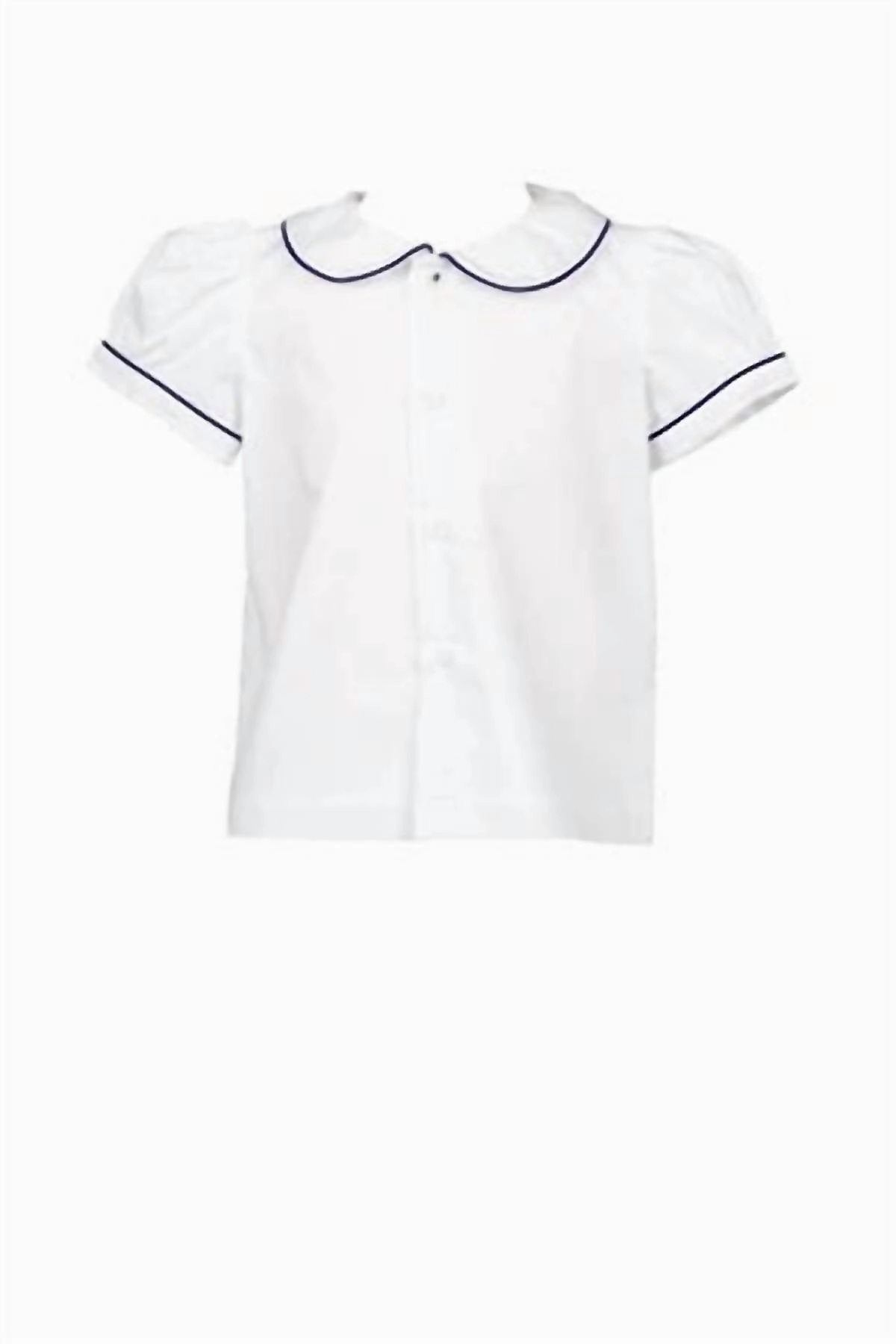 Girl's Francois Dotted Shirt In White ruffle tops girls, long sleeve tees girls