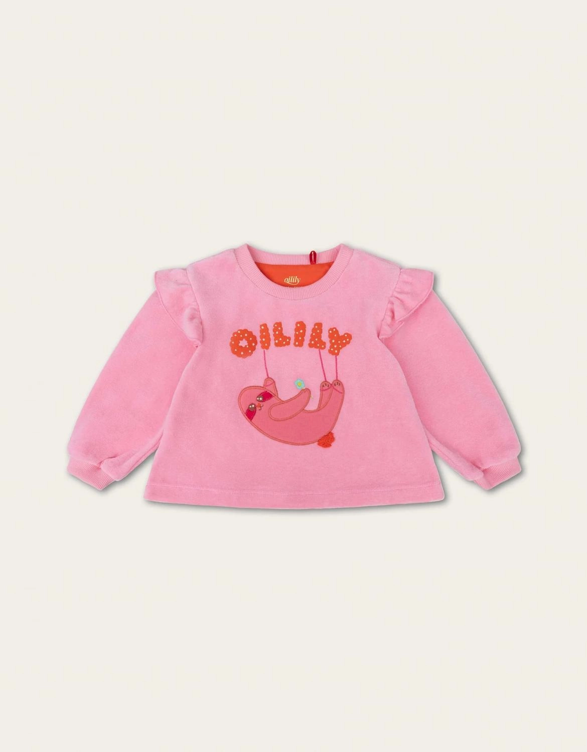Girl's Hoppy Sweater In Pink Velvet Girls Tunic Top