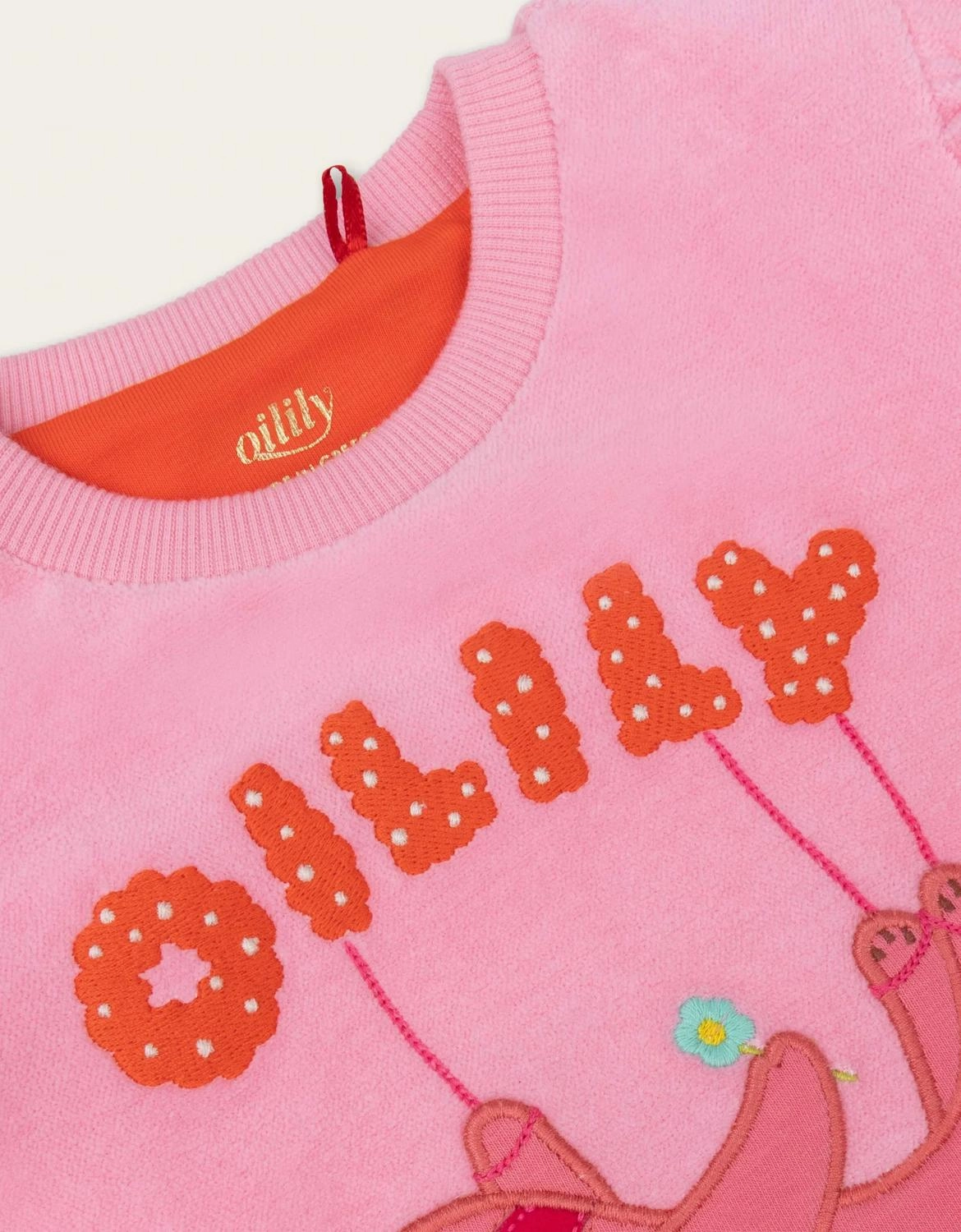 Girl's Hoppy Sweater In Pink Velvet Girls Tunic Top