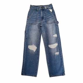 Girl's Houston Carpenter Jean In Denim girls bootcut jeans, stretch denim girls