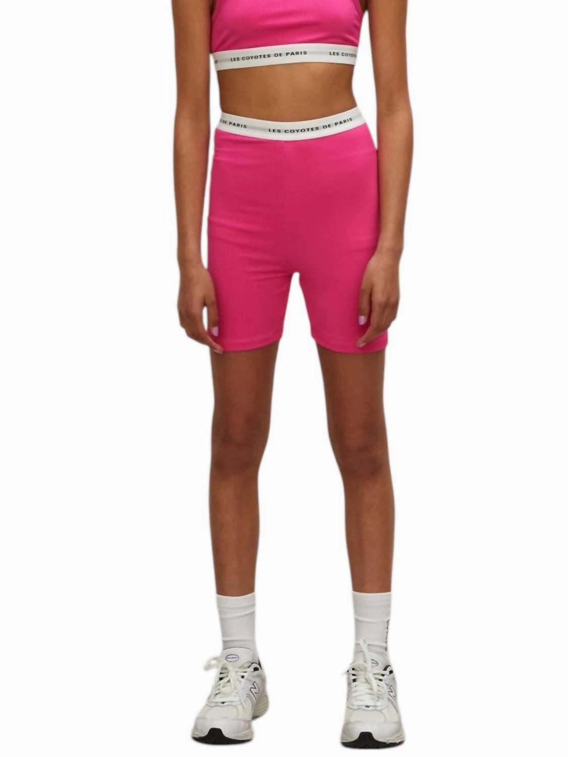 Girl's Ida Ribbed Shorts In Ultra Pink girls bermuda shorts, bike shorts girls
