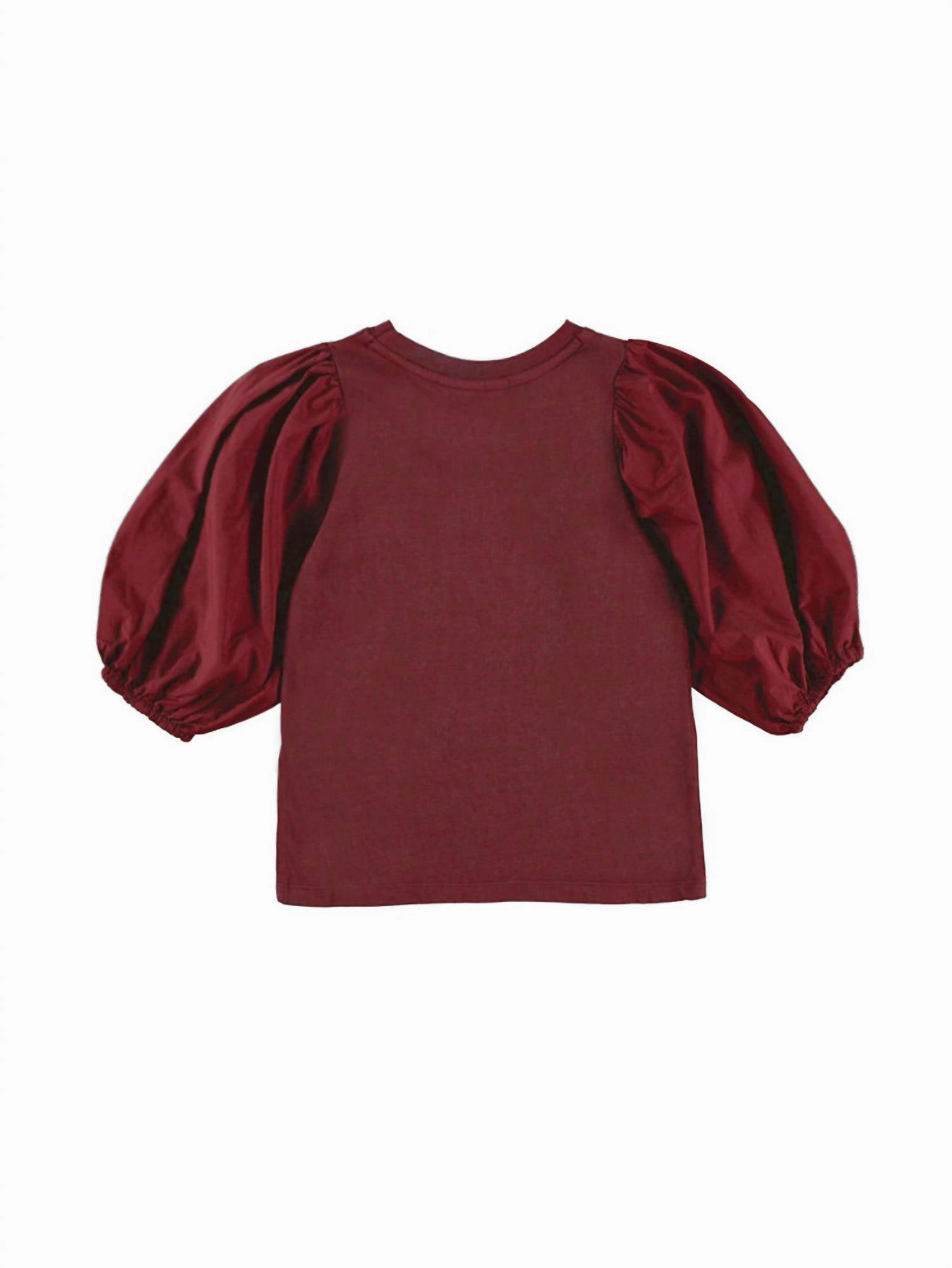 Girl's Kayla Shirt In Ruby Girls Tunic Top