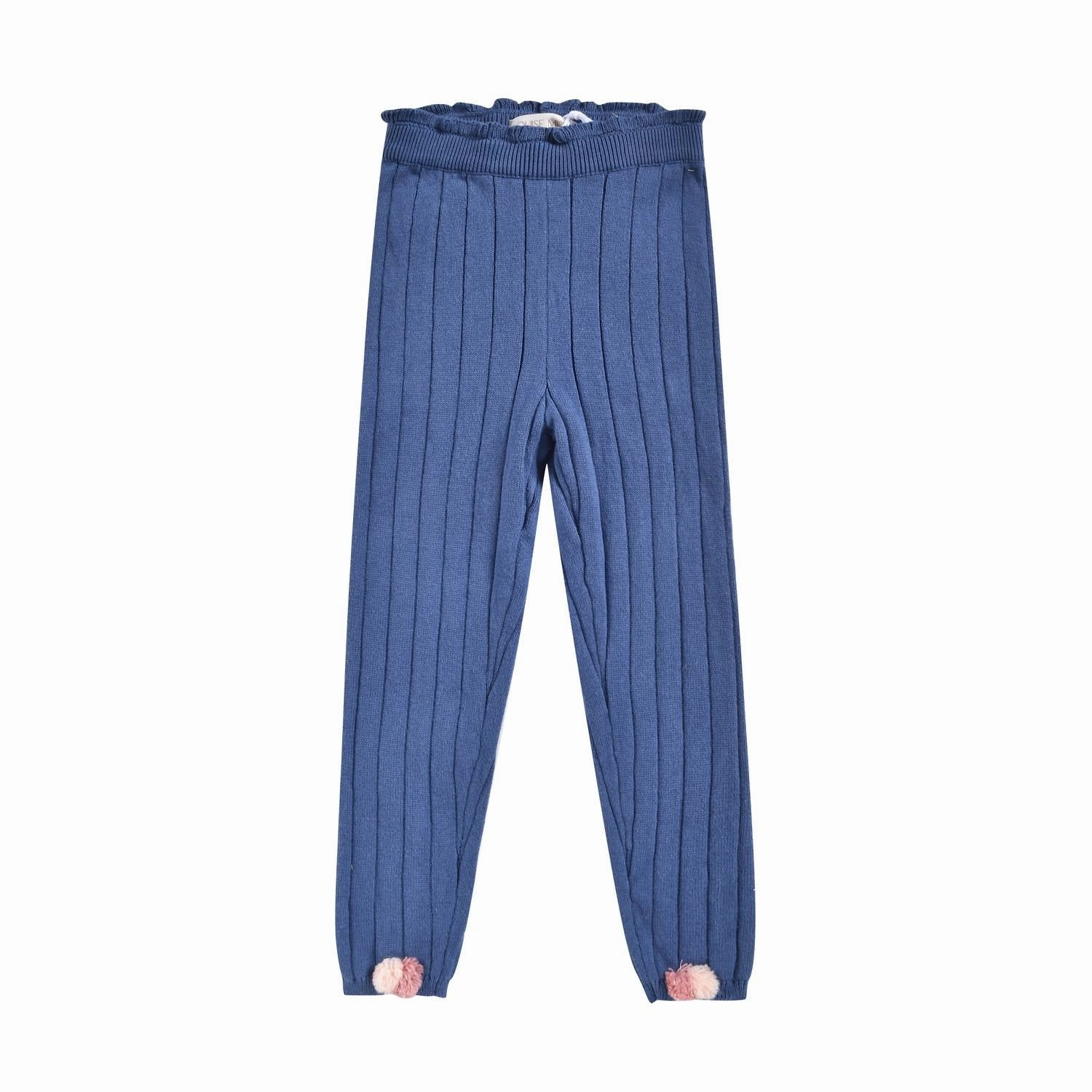 Girl's Moldavia Leggings In Blue leggings girls, wide leg pants girls