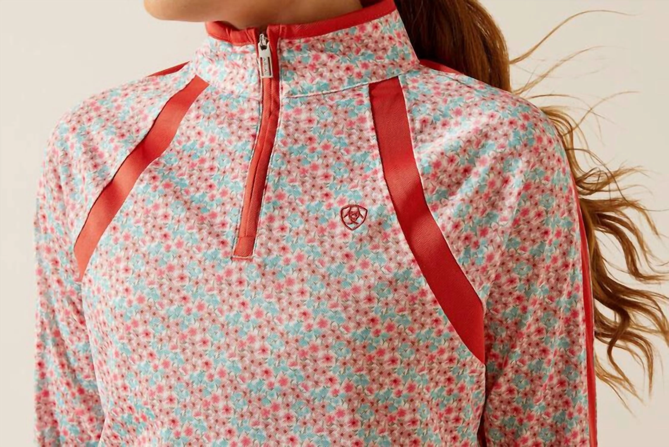 Girl's Sunstopper 3.0 Top In Coral/petals Girls Tunic Top