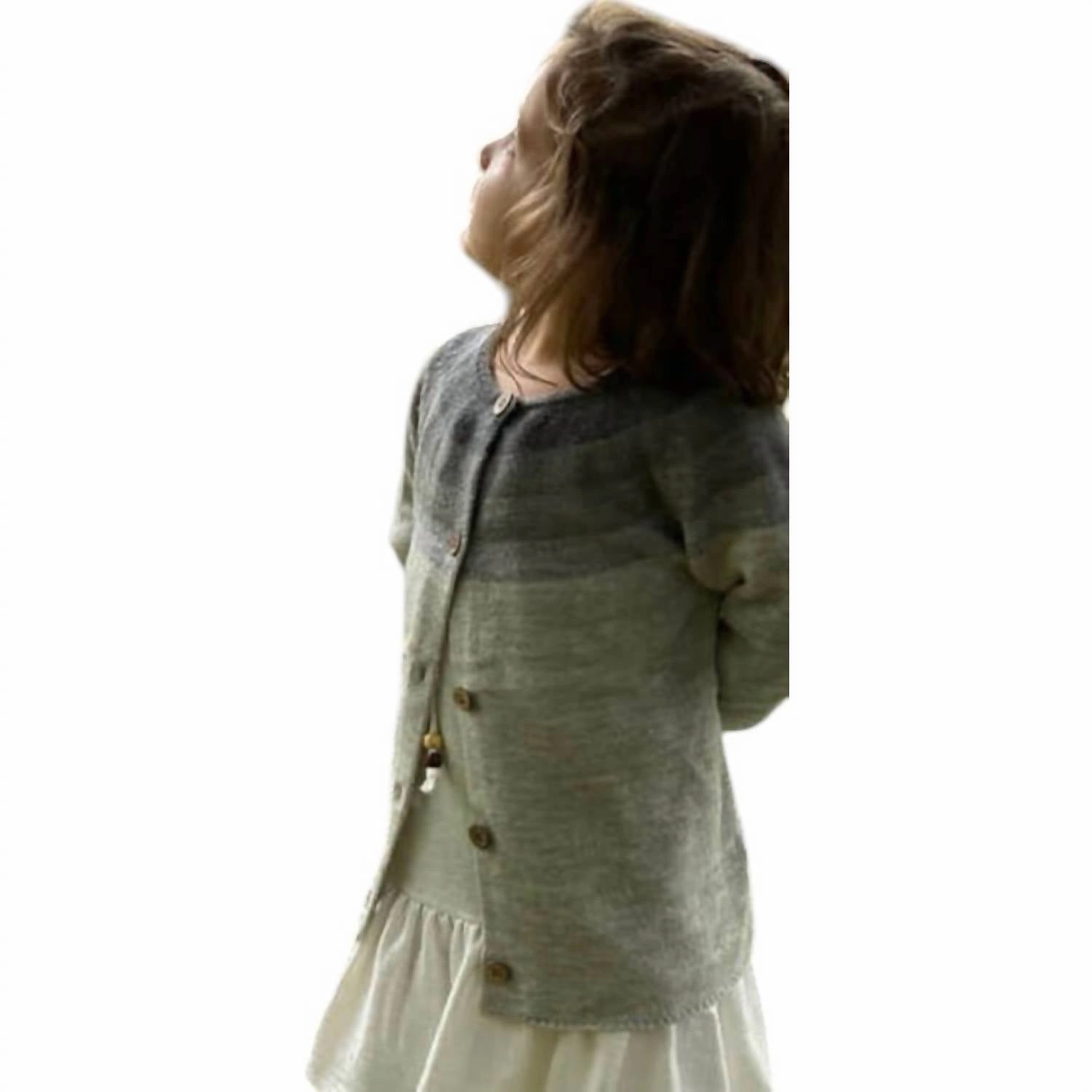 Girl's Tiffany Sweater In Neutral Multi Girls Tunic Top