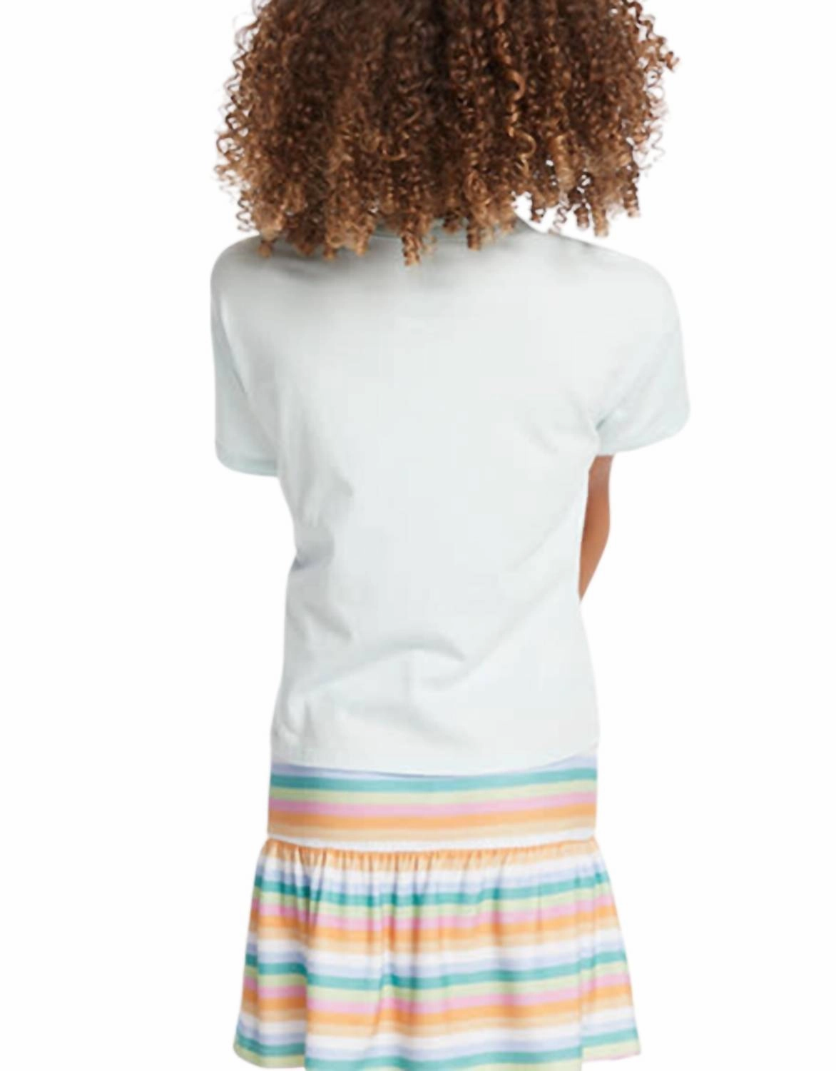 Girl's Woodstock T-Shirt In Light Blue Girls Tunic Top