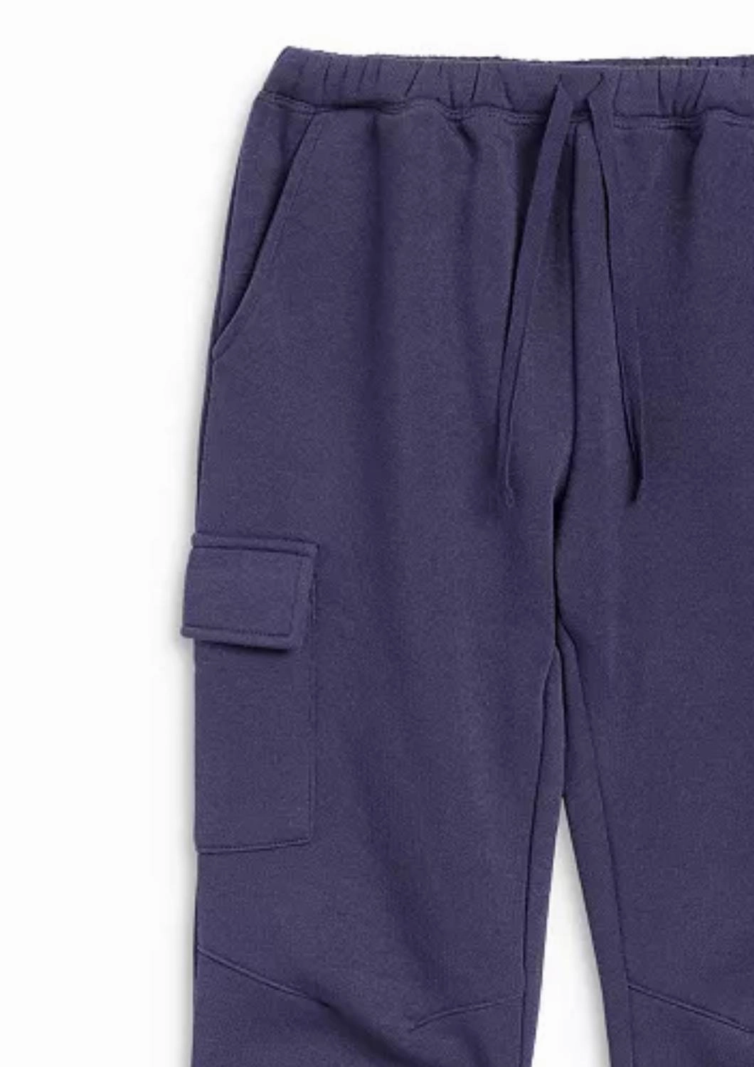 Girls' Cargo Joggers In Deep Navy Girls Flared Leggings