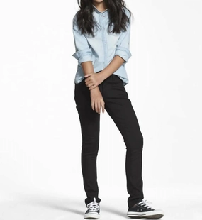 Girls Chloe Skinny Jean In Sharp girls bootcut jeans, stretch denim girls