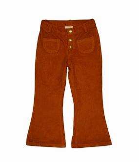 Girls Christie Trousers In Cognac girls bermuda shorts, bike shorts girls