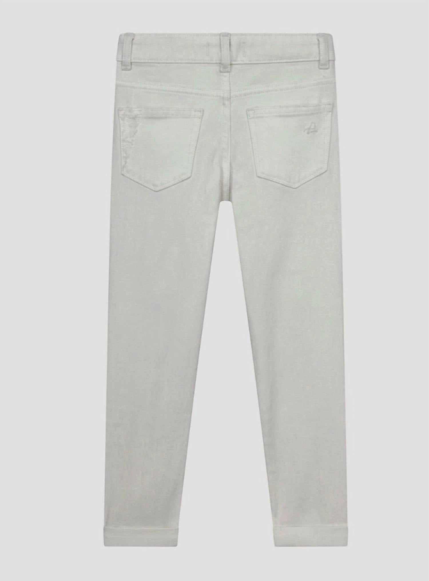 Girls Denim Harper Boyfriend Jeans In White Girls Ripped Skinny Jeans