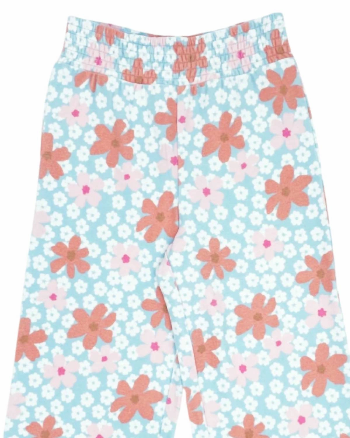 Girls Forever Hacci Pants In Blue Girls Scallop Hem Shorts