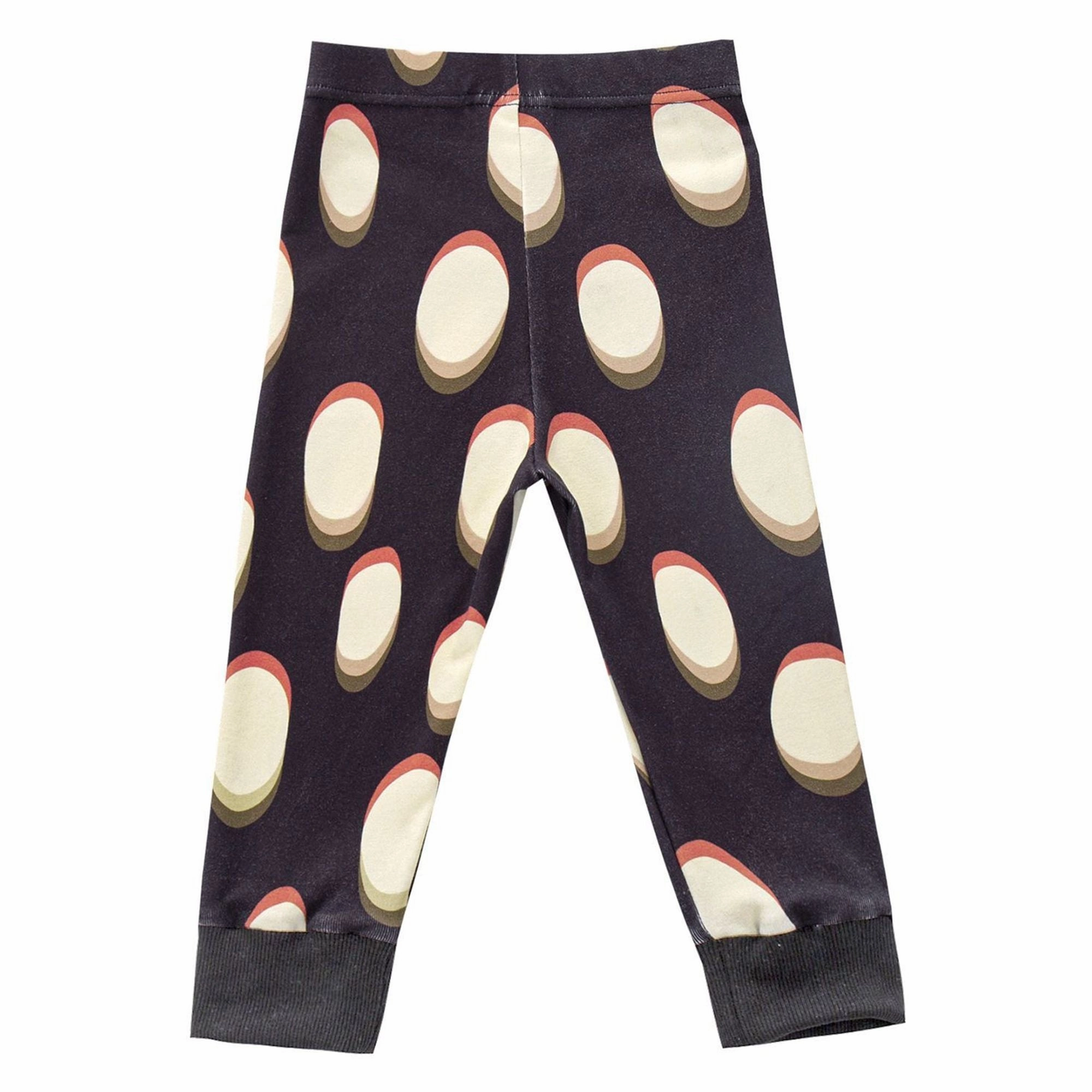 Girls Jersey Leggings with Rib Cuff Girls Flared Leggings