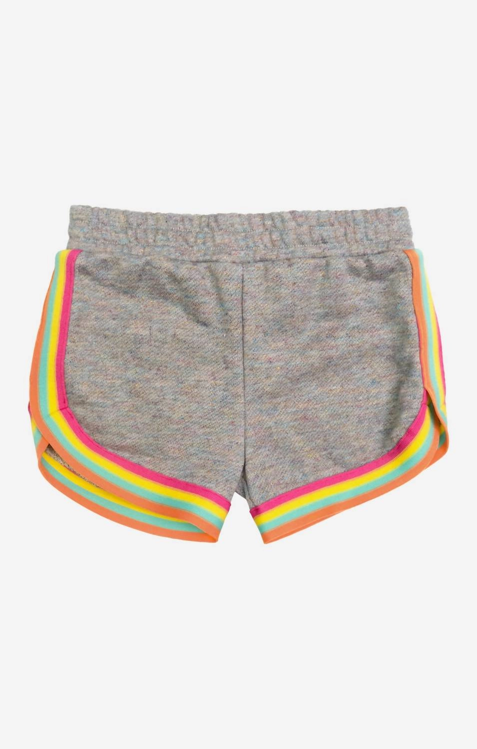 Girls Lori Shorts In Grey Sparkle girls bermuda shorts, bike shorts girls
