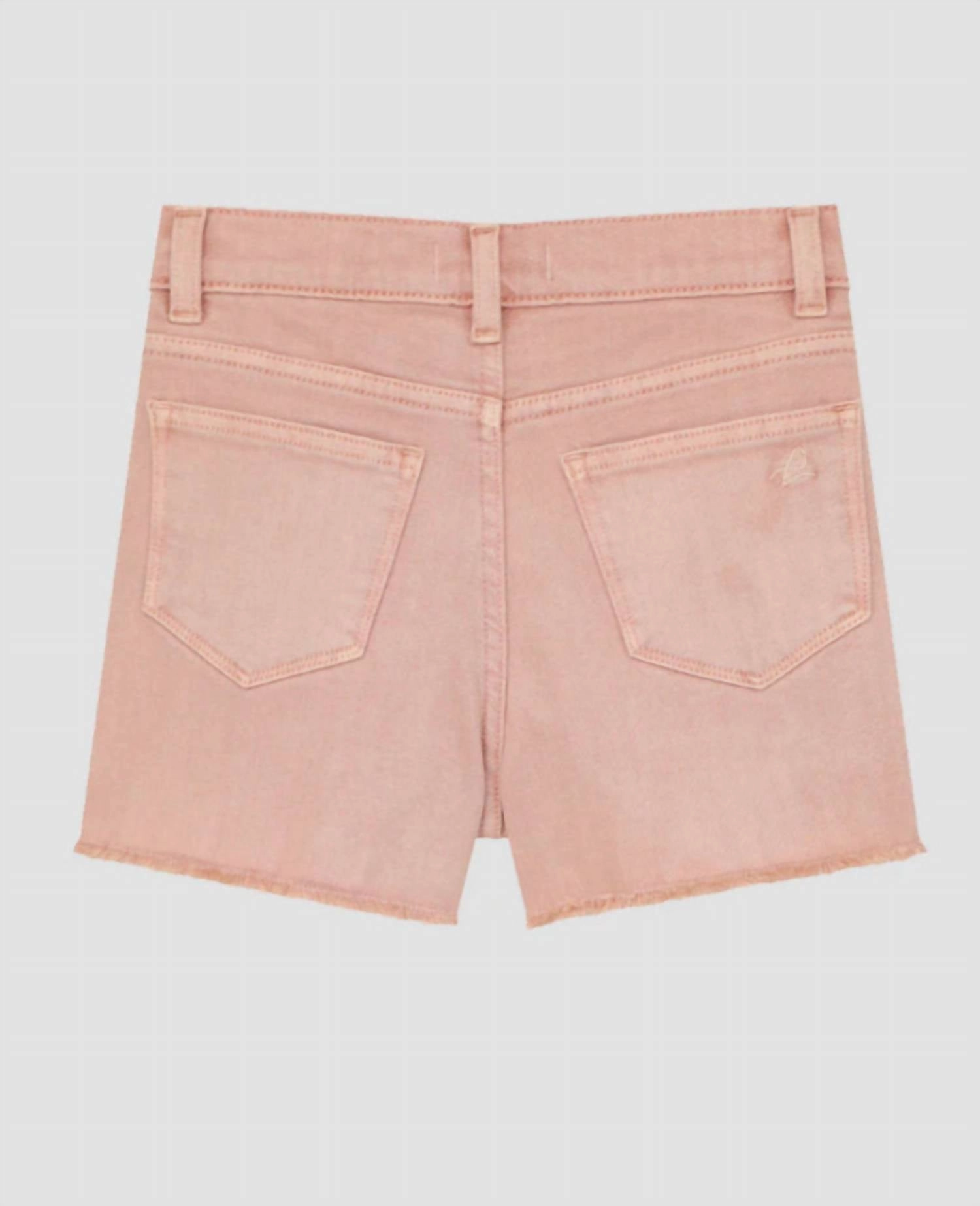 Girls Lucy Hi-Rise Shorts In Rose Girls Scallop Hem Shorts