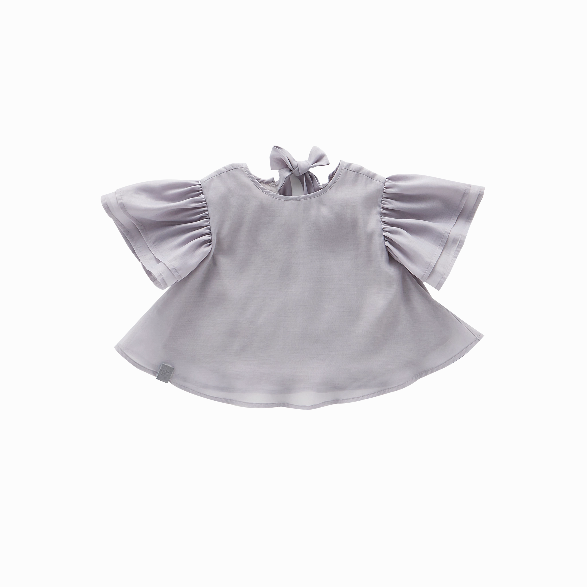 Girls Organza Layered Flared Top ruffle tops girls, long sleeve tees girls