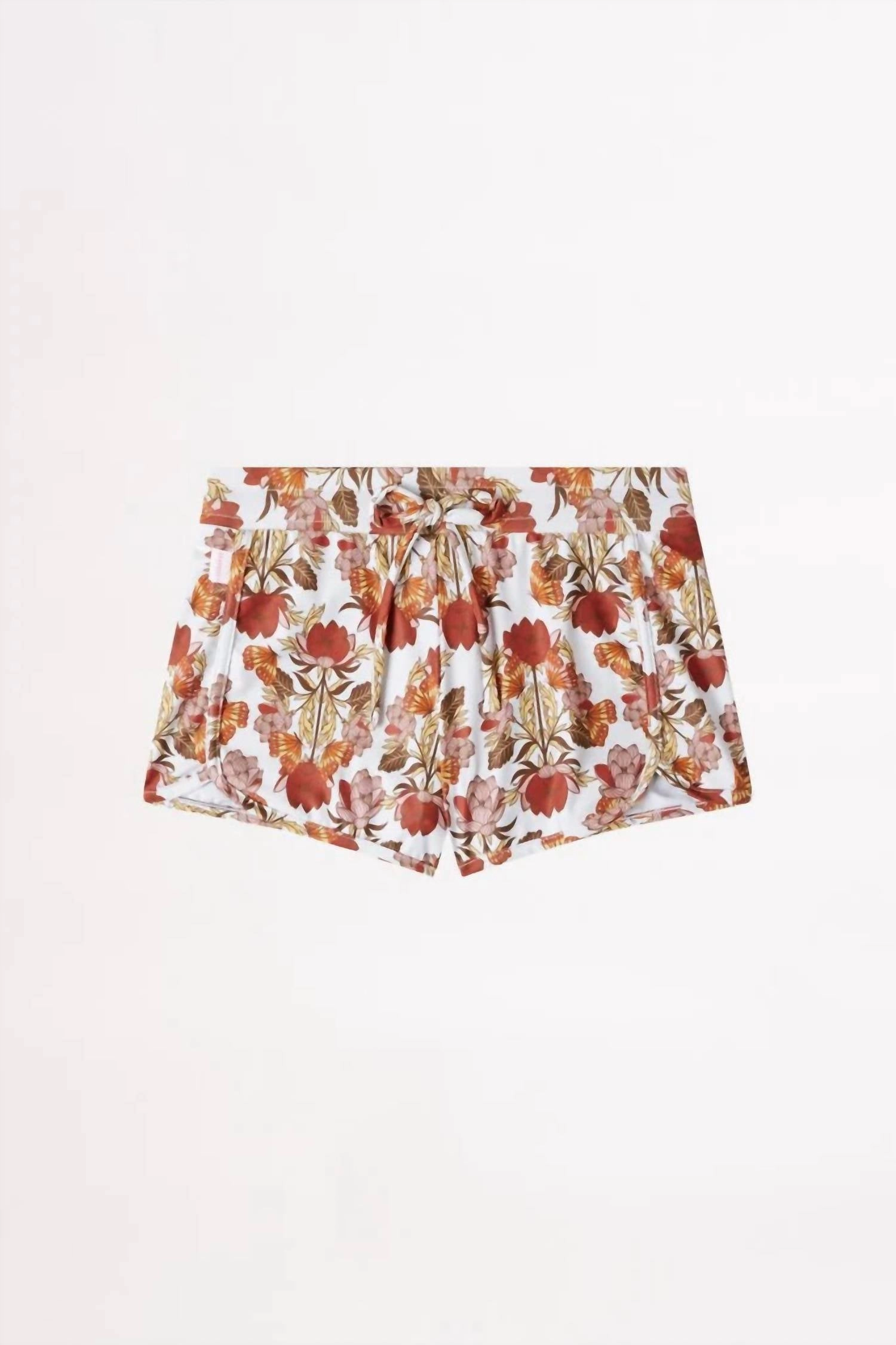 Girls Papillon Swim Shorts In Red girls bermuda shorts, bike shorts girls
